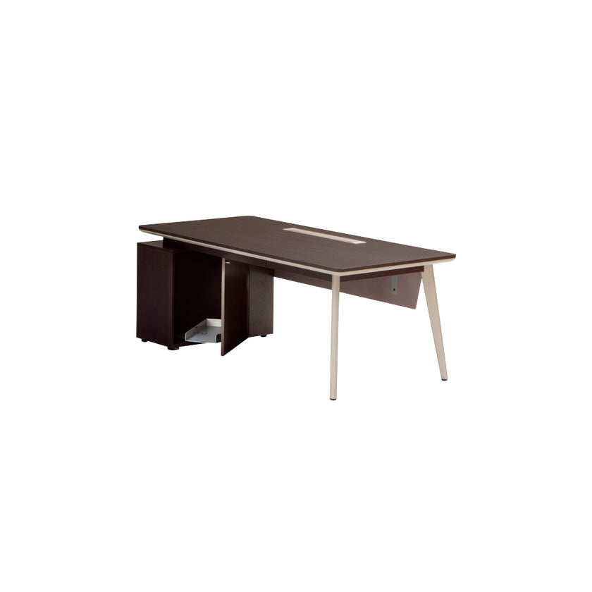 One Side File Desk Single-sided Desk – Fursys